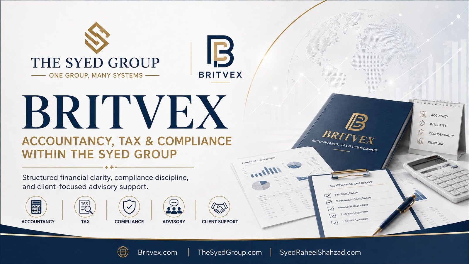 Financial Assurance Before Filing: How Britvex Tests Records, Reconciliations and Readiness — corporate featured image for Britvex and The Syed Group