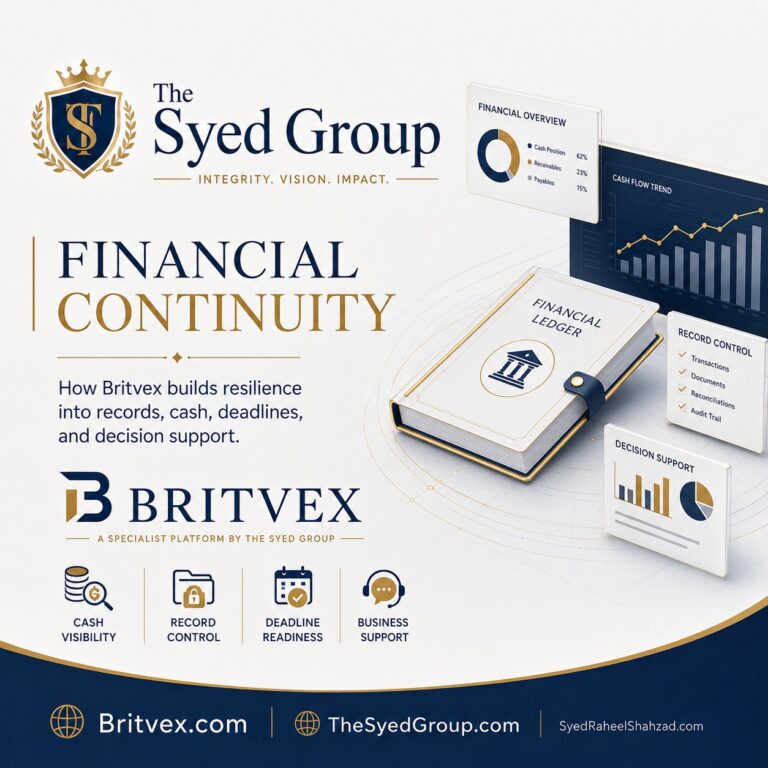 When Cash, Records or Deadlines Tighten: How Britvex Builds Financial Continuity Into Daily Operations