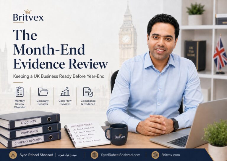 The Month-End Evidence Review: Syed Raheel Shahzad on Keeping a UK Business Ready Before Year-End