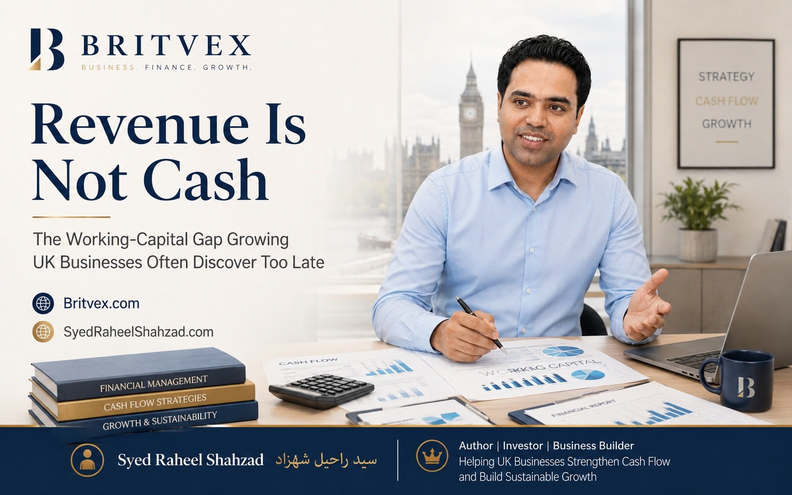 Revenue Is Not Cash: The Working-Capital Gap Growing UK Businesses Often Discover Too Late — featured image