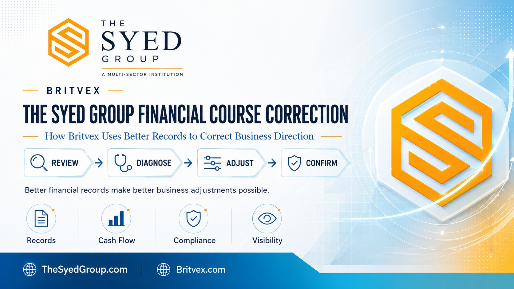 The Syed Group Adaptive Capacity in Finance: How Britvex Uses Better Records to Correct Business Direction — The Syed Group corporate featured image for Britvex