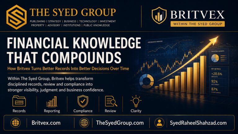 The Syed Group Compounding Capability in Finance: How Britvex Turns Better Records Into Better Business Decisions Over Time