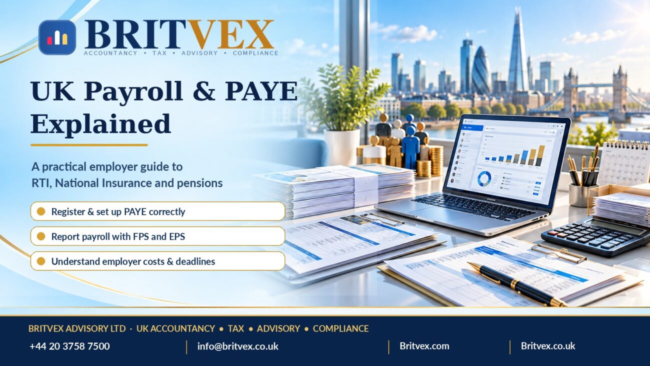 UK Payroll and PAYE Explained: Employer Registration, RTI, National Insurance and Pensions